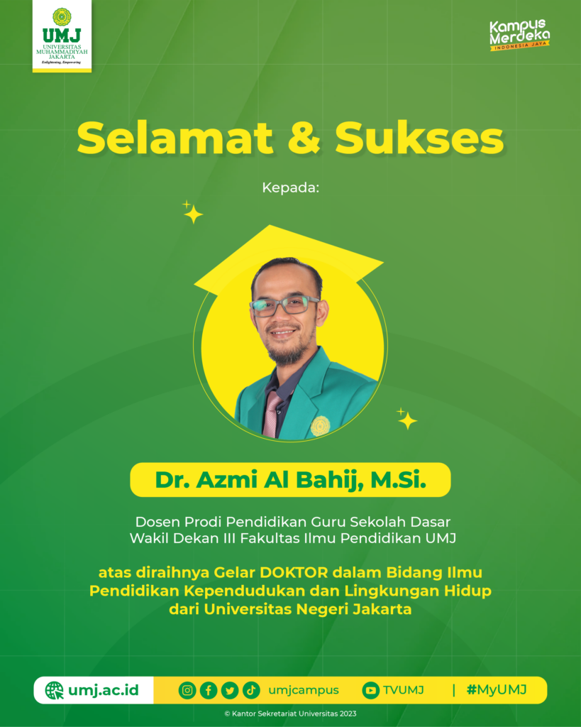 Dr. Azmi Al Bahij, M.Si._Selamat Doktor