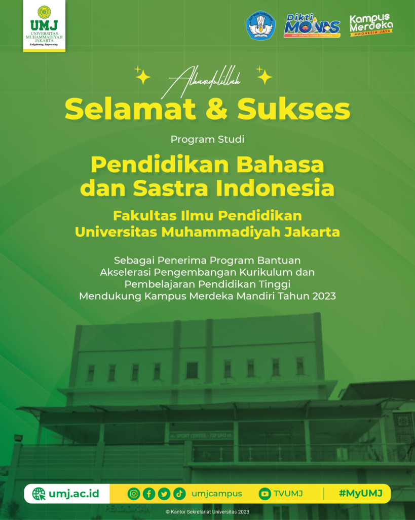 selamat dan sukses PBSI UMJ