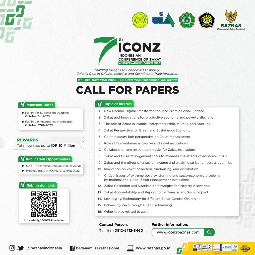 The 7th Indonesian Conference Of Zakat (ICONZ)