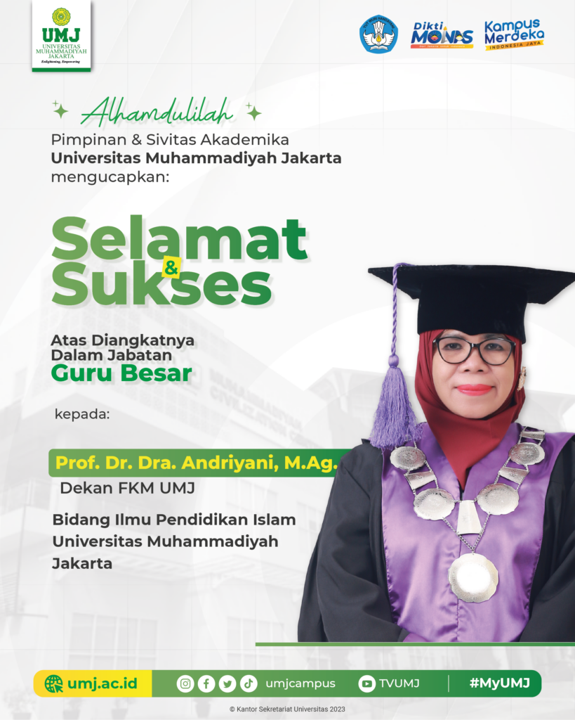 selamat gelar prof andri Dekan FKM