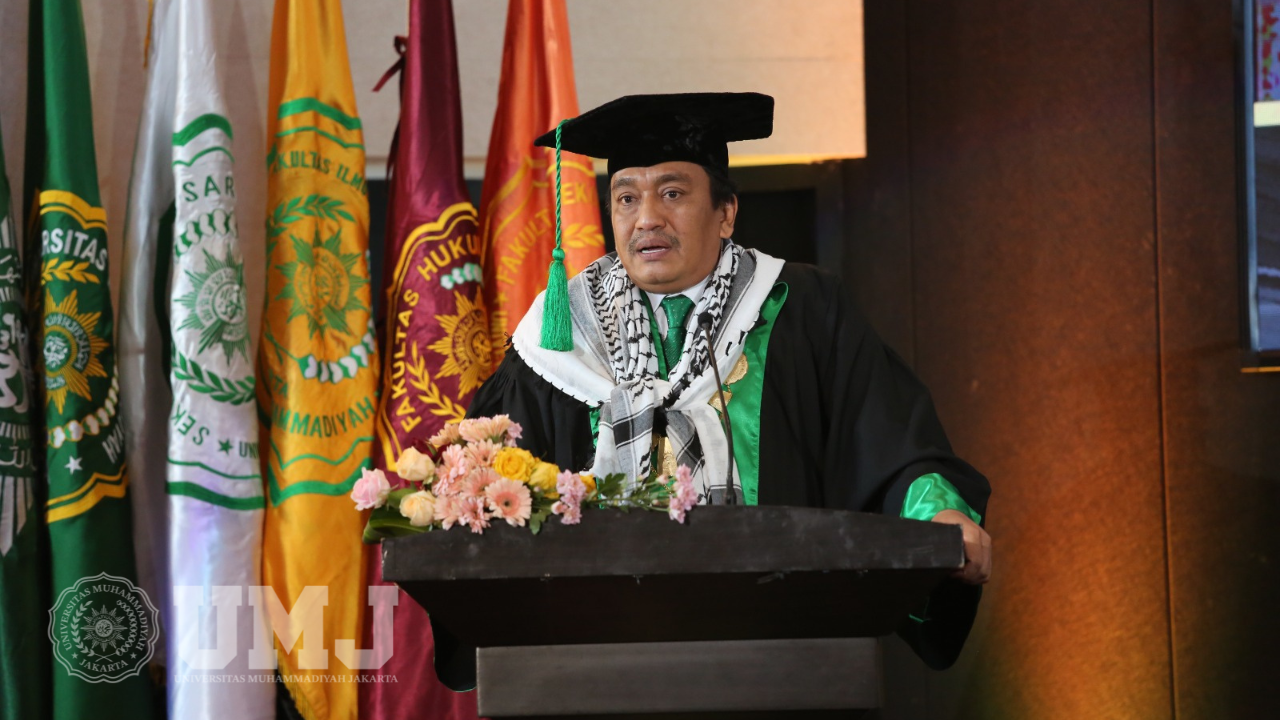 Dukungan Untuk Palestina Menyeruak Di Wisuda UMJ Hari Pertama